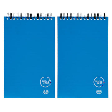 2 x Spirax Kode P956 Blue Reporter Notebook 200 Page